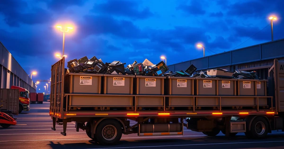 Trasporto rifiuti elettronici: regole ADR e RENTRI